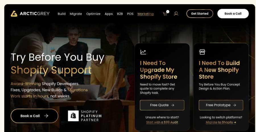 Arctic Grey website
