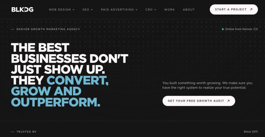 BLKDG website