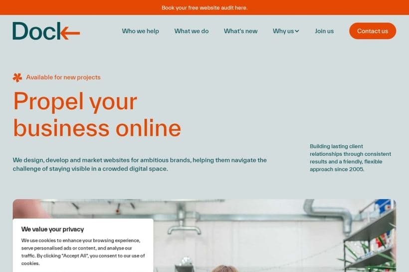 Dock website