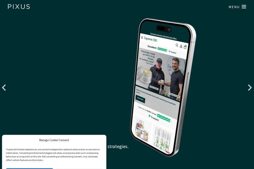 Pixus website