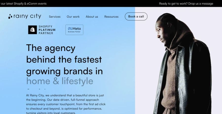 Rainy City Agency website