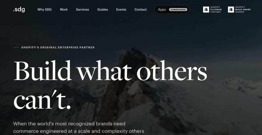SDG website