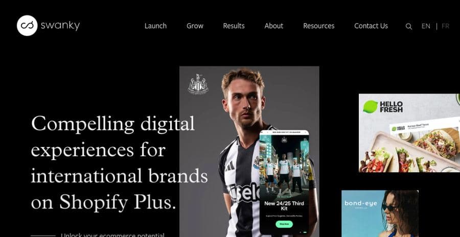 Swanky website