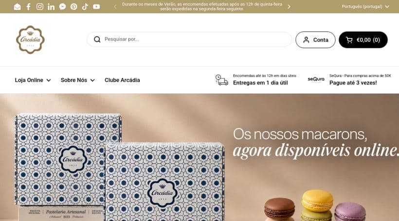 Arcadia Chocolates storefront, a client of SO-MA
