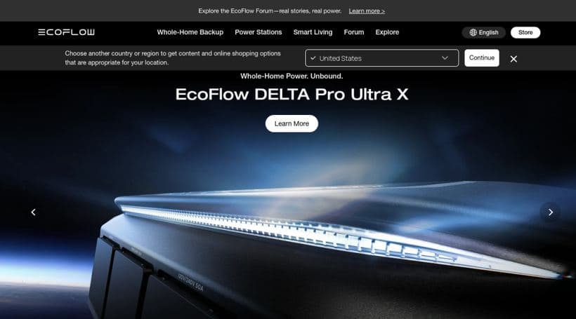 EcoFlow storefront, a client of InsCoder
