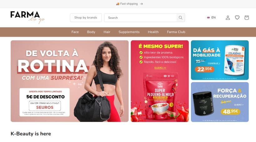 Farma to Go storefront, a client of Basicamente Digital