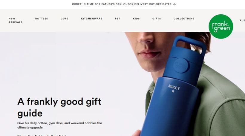 Frank Green storefront, a client of DotCollective