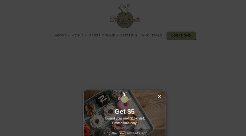 Stan's Donuts storefront, a client of The Chicago Web Co.