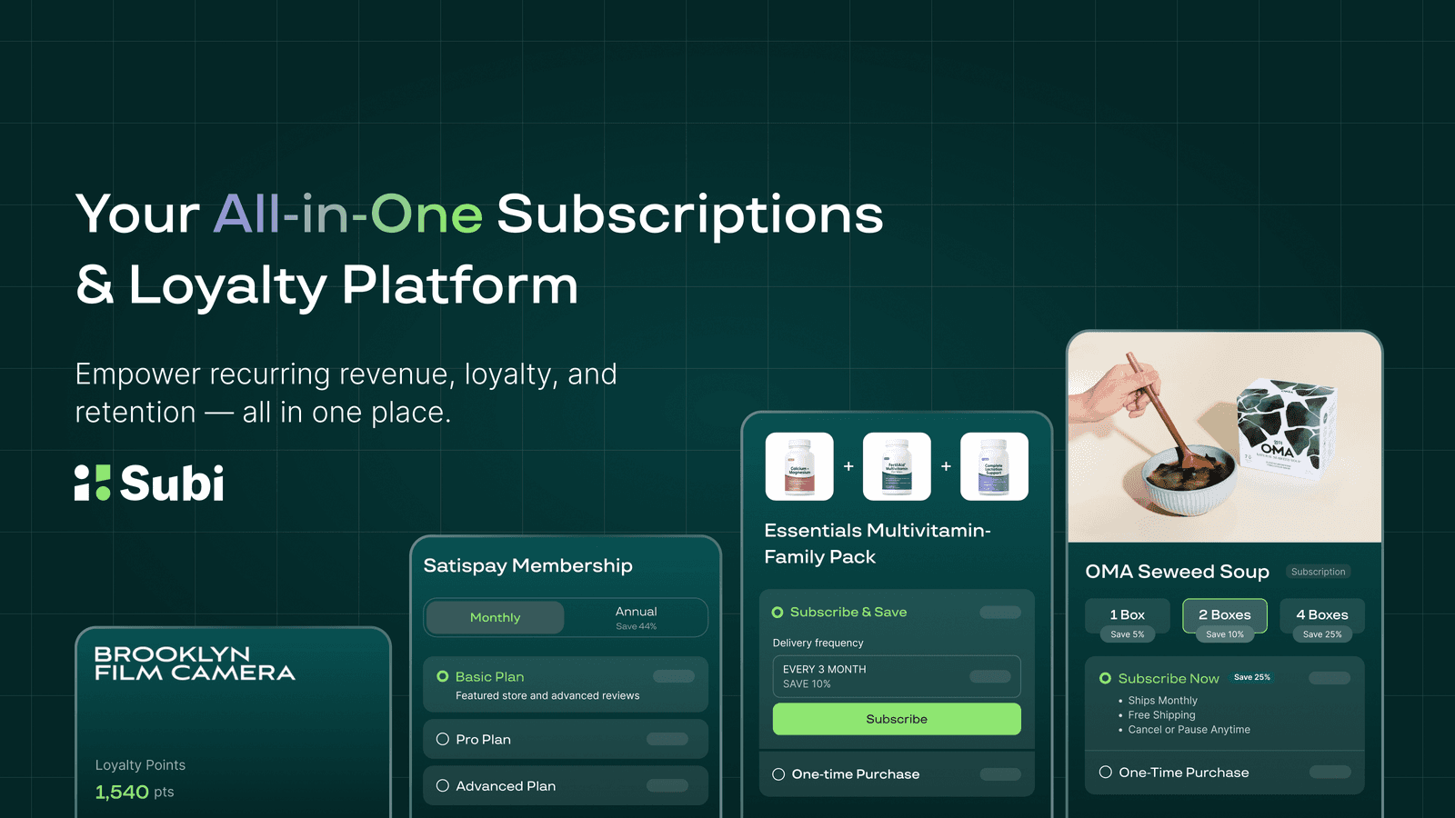 Subi shown on its Shopify App Store listing.