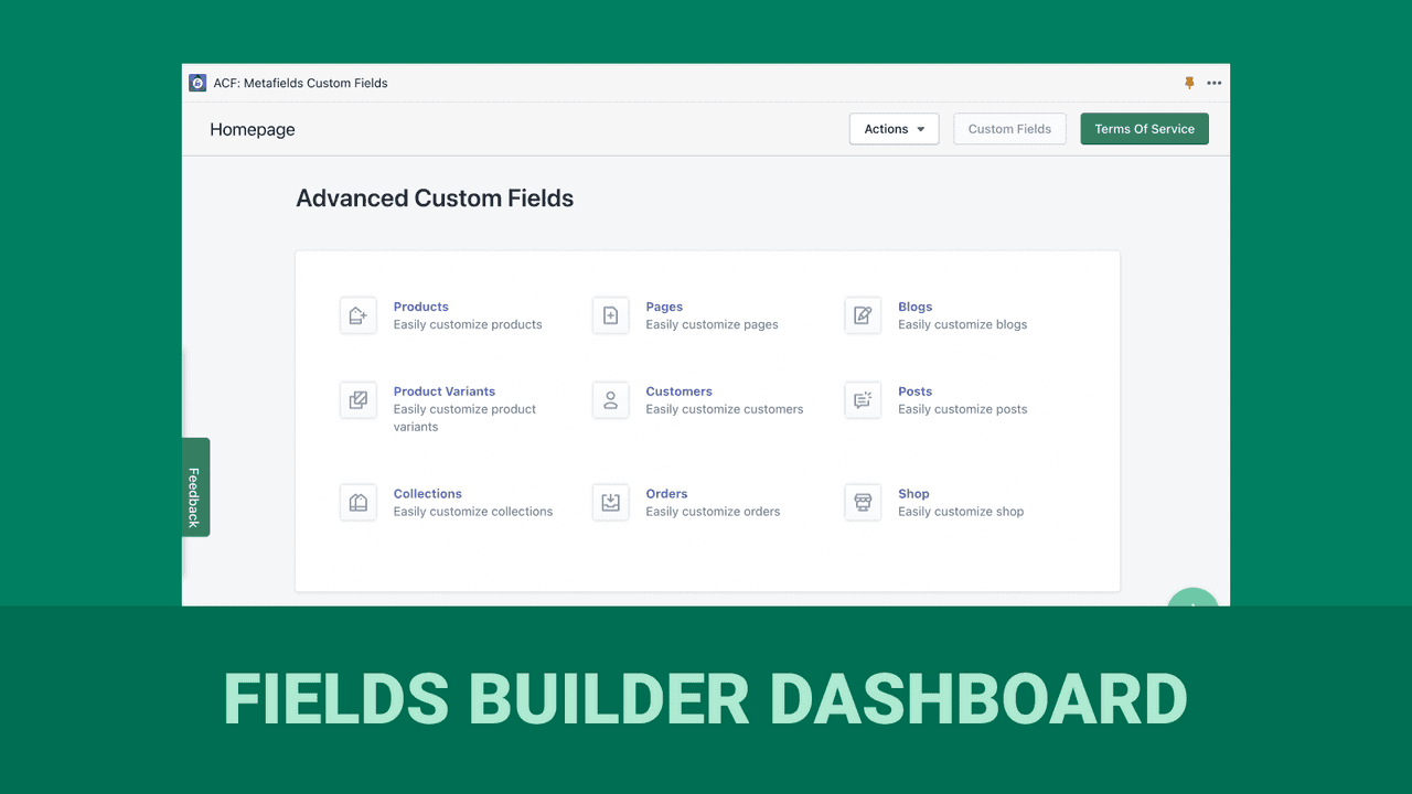 ACF adding custom fields and metafields to products.