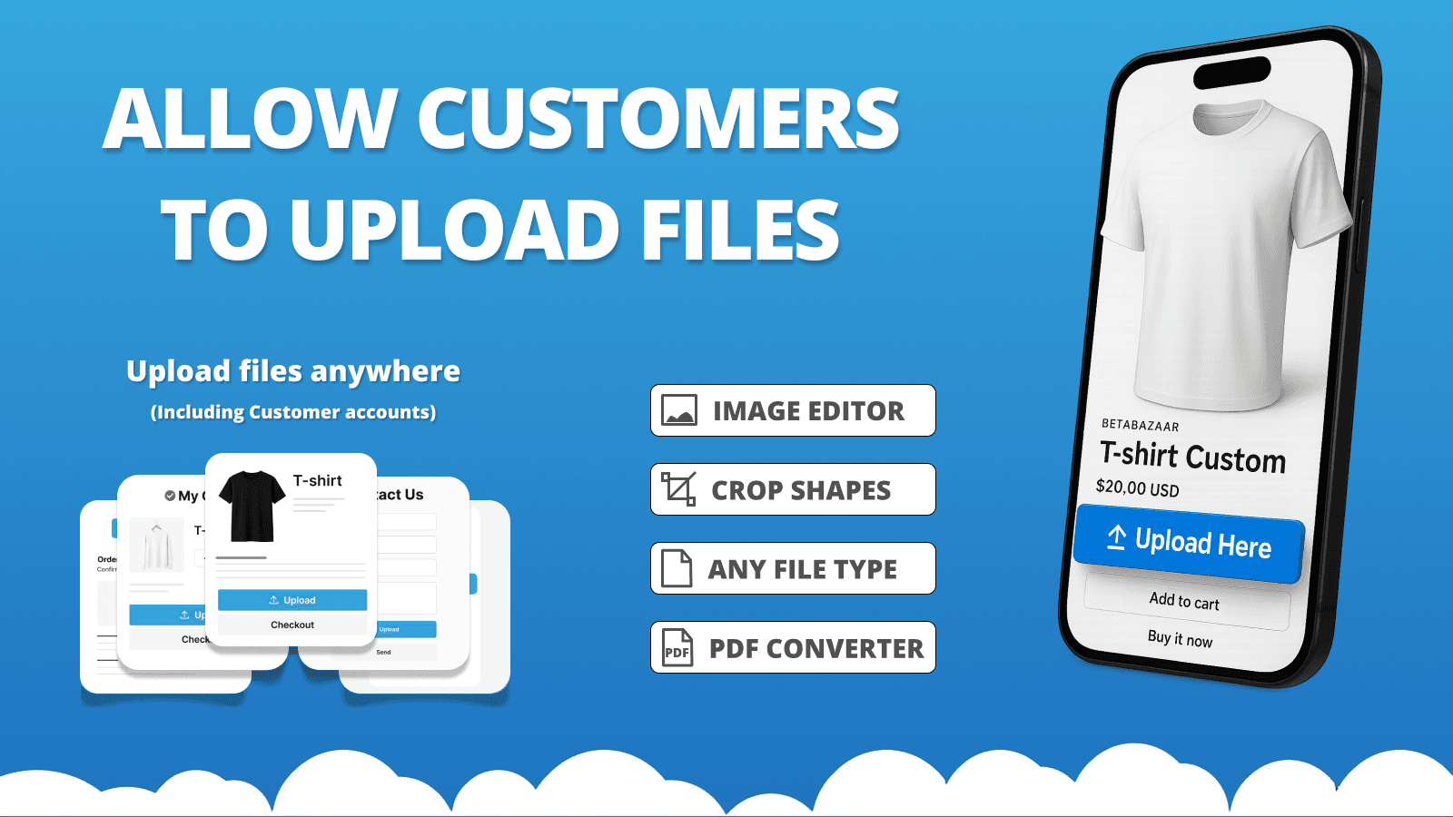 Upload-Lift Image Upload shown on its Shopify App Store listing.
