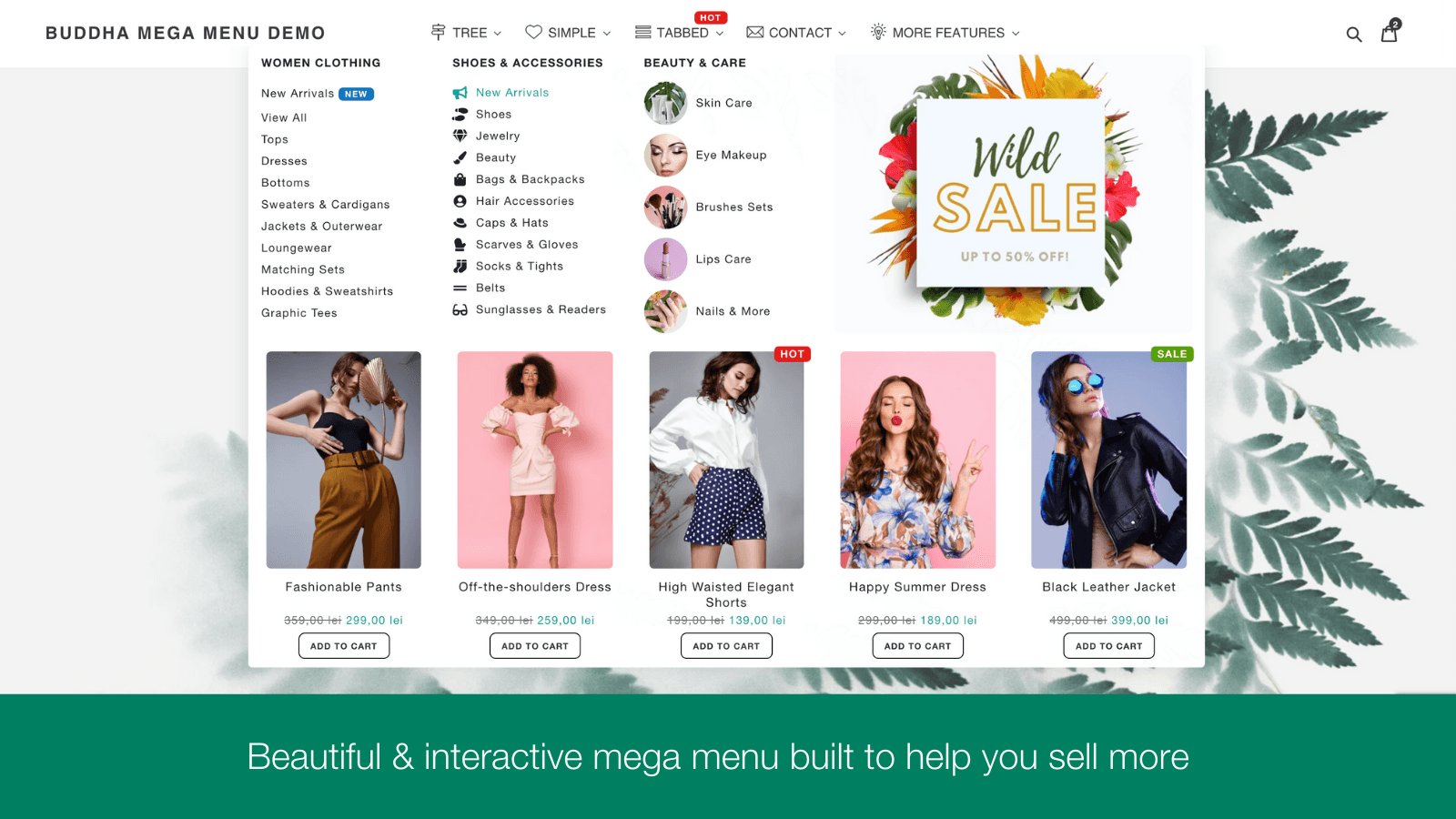 Buddha Mega Menu Mobile shown on its Shopify App Store listing.