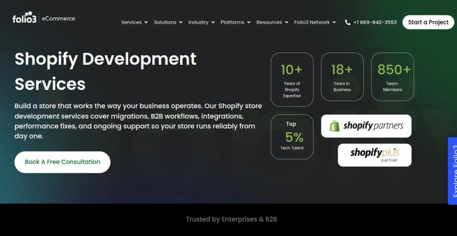 Folio3 website