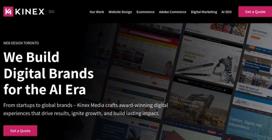 Kinex Media website
