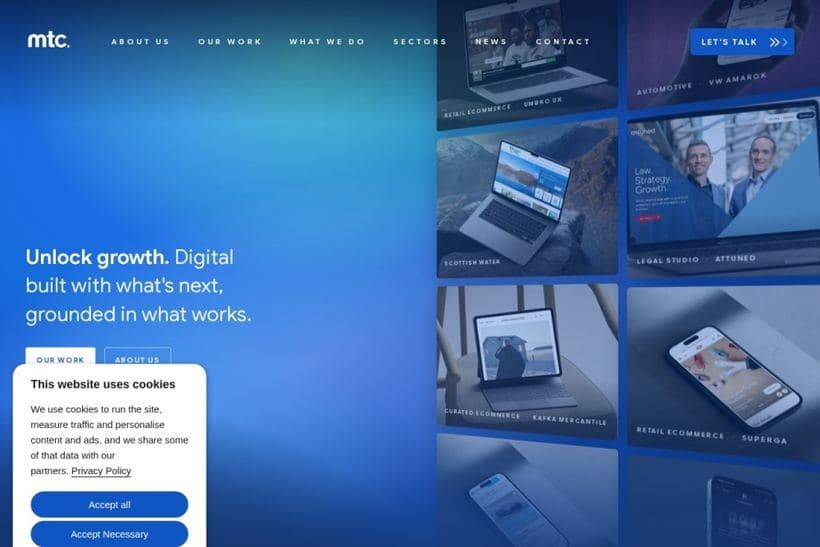 MTC Media website