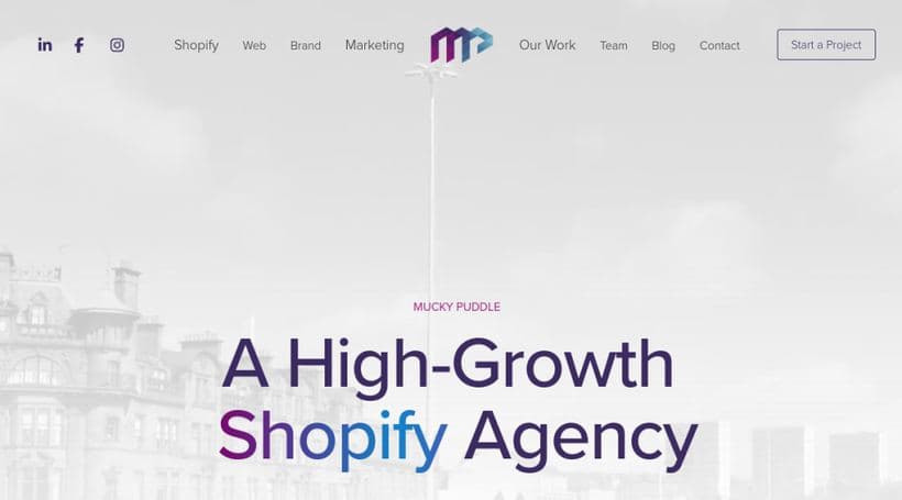 Mucky Puddle website