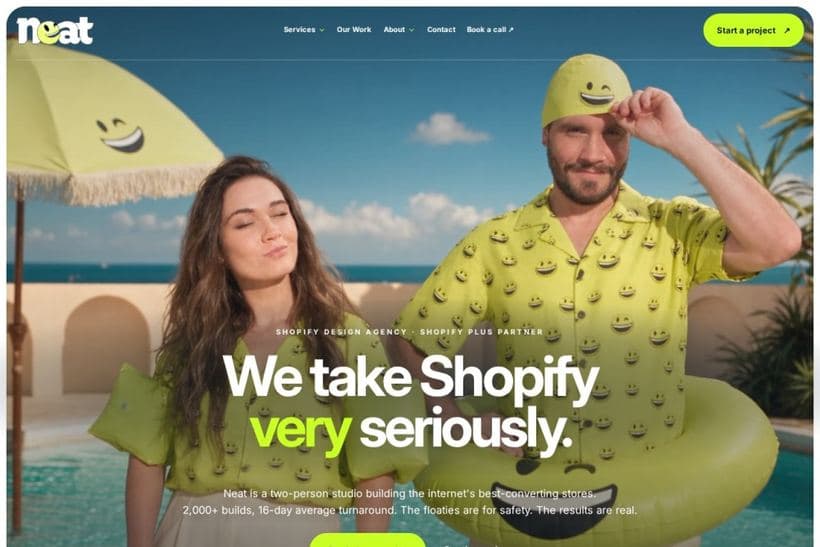 Neat Digital website