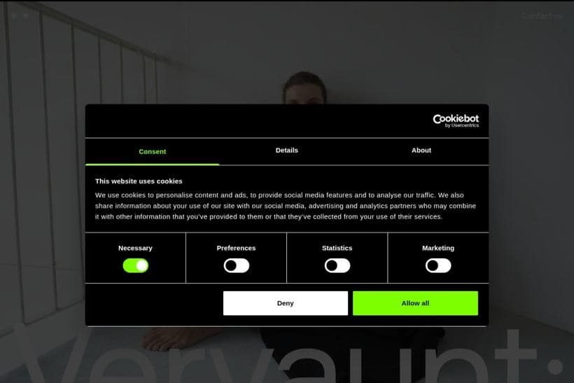 Vervaunt website
