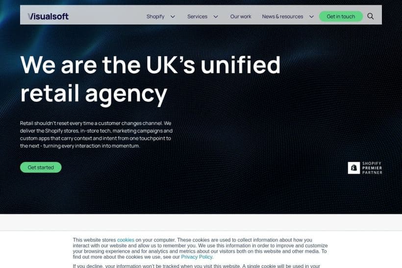 Visualsoft website