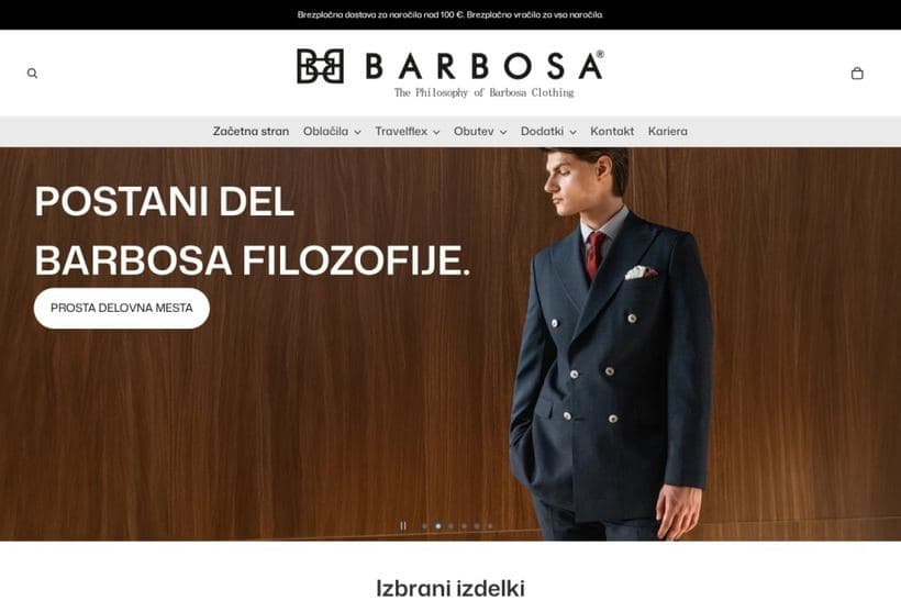 Barbosa Fashion storefront, a client of Codersy