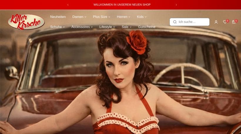 Killer Kirsche storefront, a client of Xixify