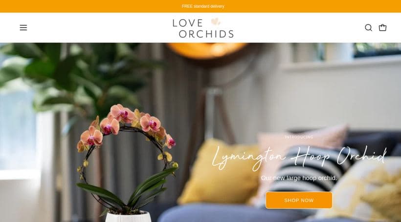 Love Orchids storefront, a client of magic42
