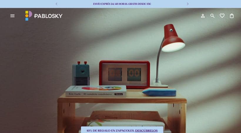 Pablosky storefront, a client of Webmefy