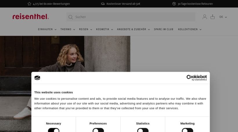 reisenthel storefront, a client of Tante-E GmbH