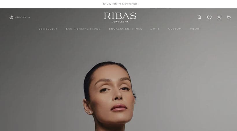 Ribas storefront, a client of BBOLD.ONLINE