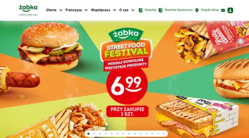 Żabka storefront, a client of Macopedia