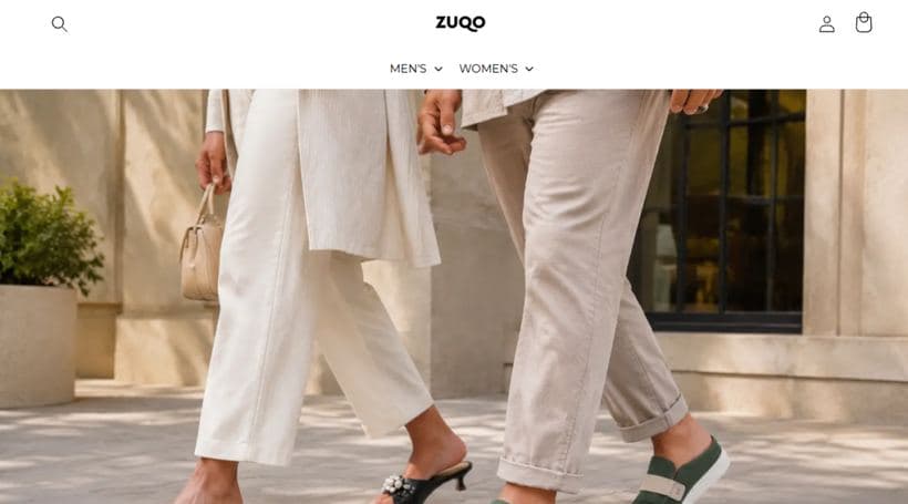 Zuqo storefront, a client of Xixify