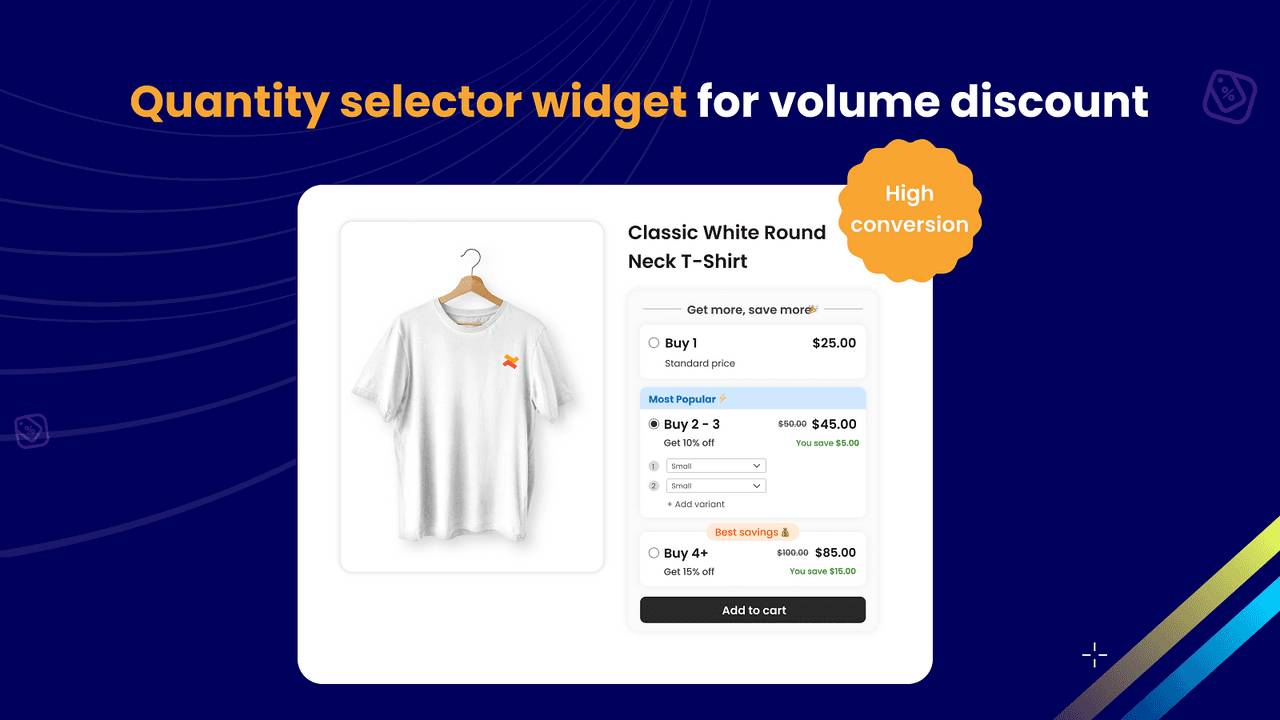 Dealeasy tiered quantity discounts shown on the product page, free to install.