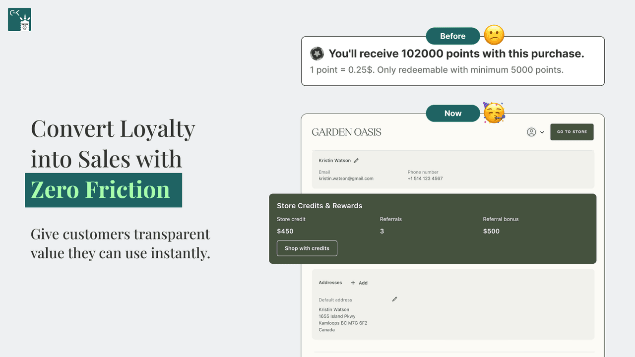 GiftKart gift cards combined with cashback and store credit rewards.