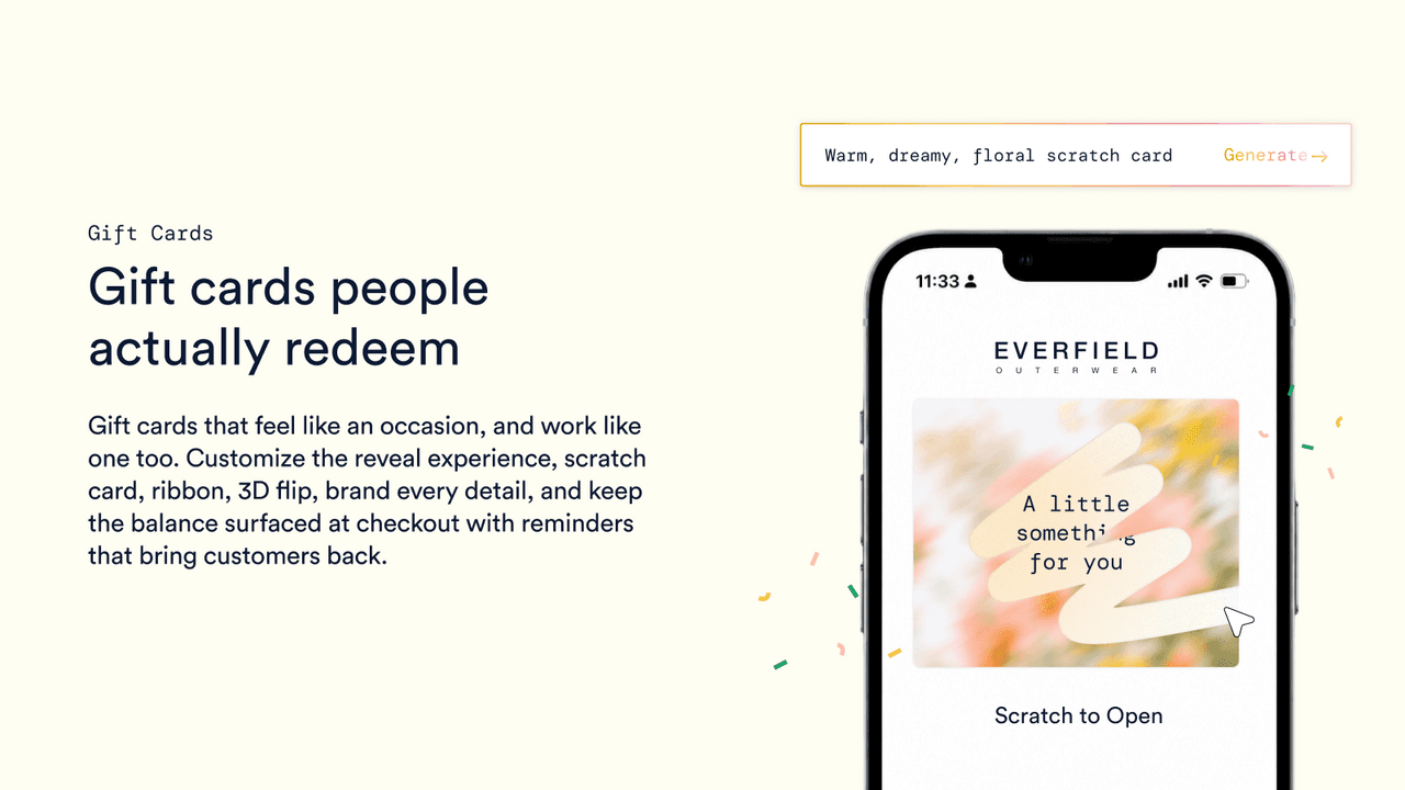 Rise.ai gift cards, store credit and refunds-as-credit in one suite.