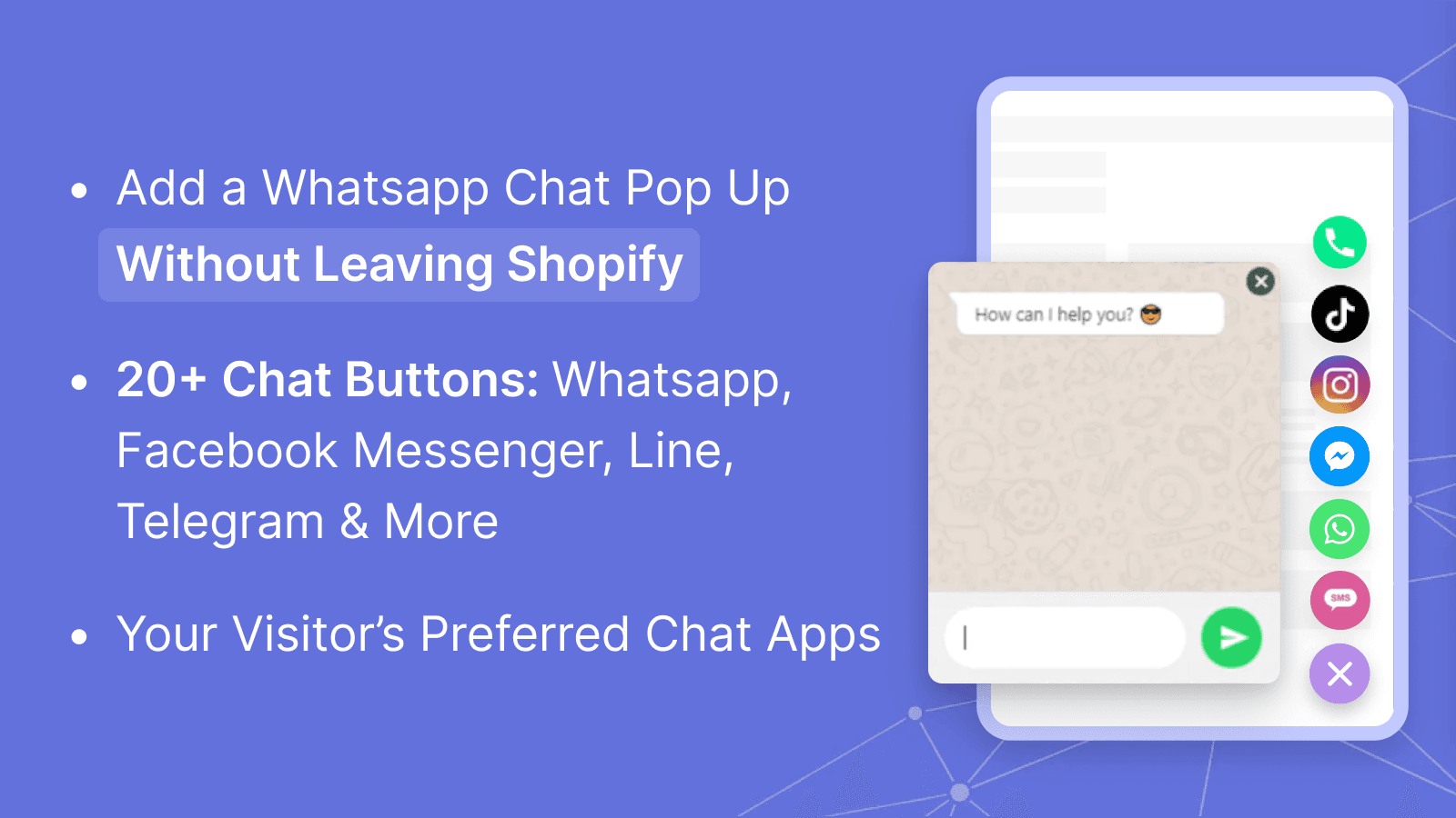 Chaty shown on its Shopify App Store listing.