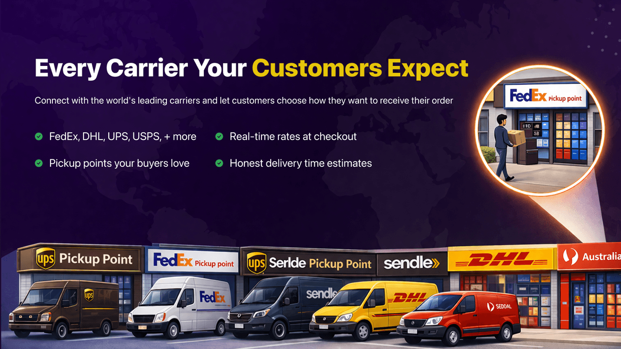 ShipX showing conditional shipping rate rules by zone and weight.