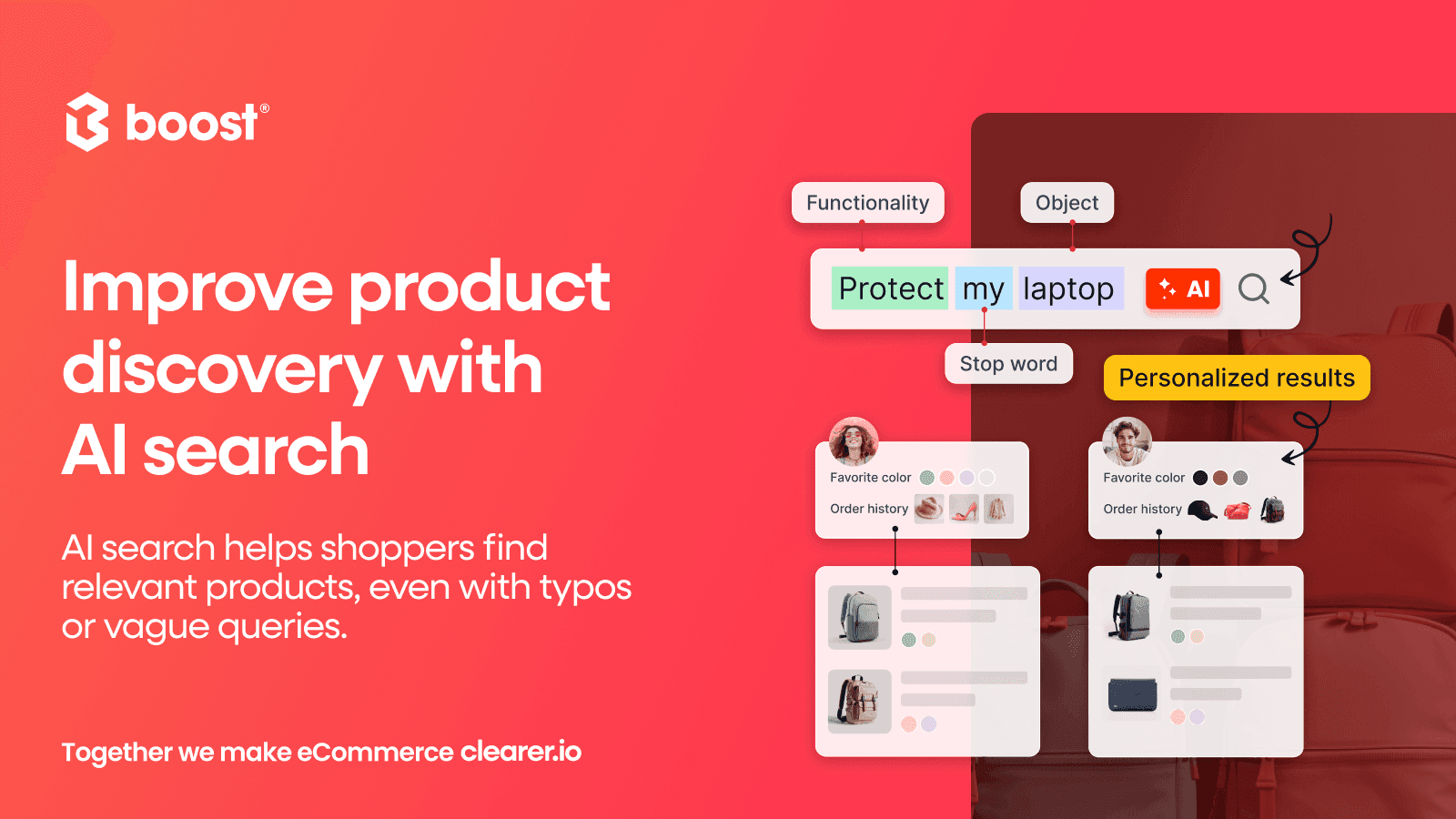 Boost AI Search & Filter shown on its Shopify App Store listing.