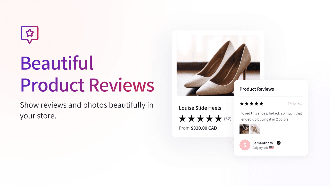 Fera showing reviews with trust badges and social-proof widgets.