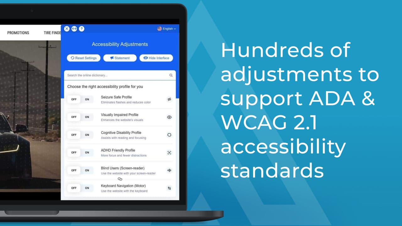 Accessibility Spark showing accessibility audits and a widget.