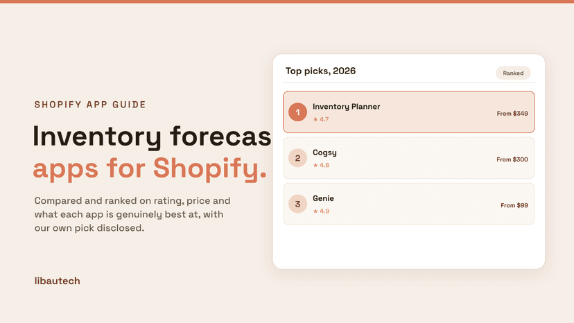 Ranked top Best Shopify Inventory Optimization Apps 2026 for 2026.