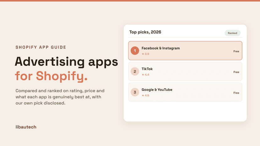 Ranked top Best Shopify Advertising Apps for 2026 with ratings and prices.