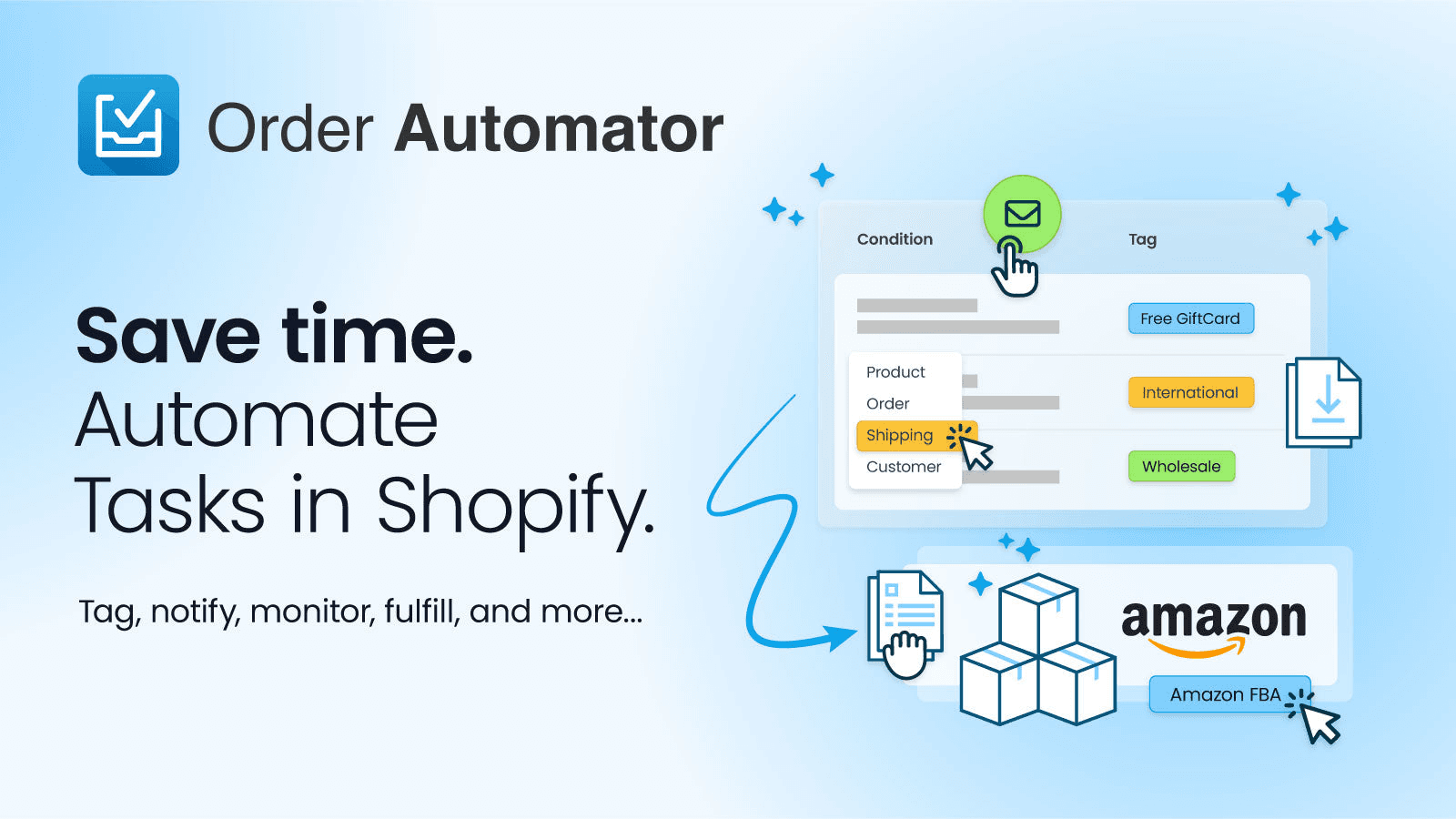 Order Automator shown on its Shopify App Store listing.