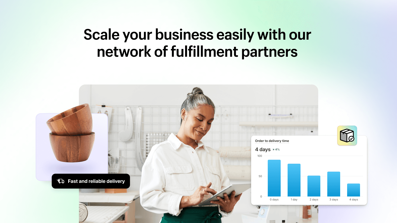 Shopify Shipping shown on its Shopify App Store listing.