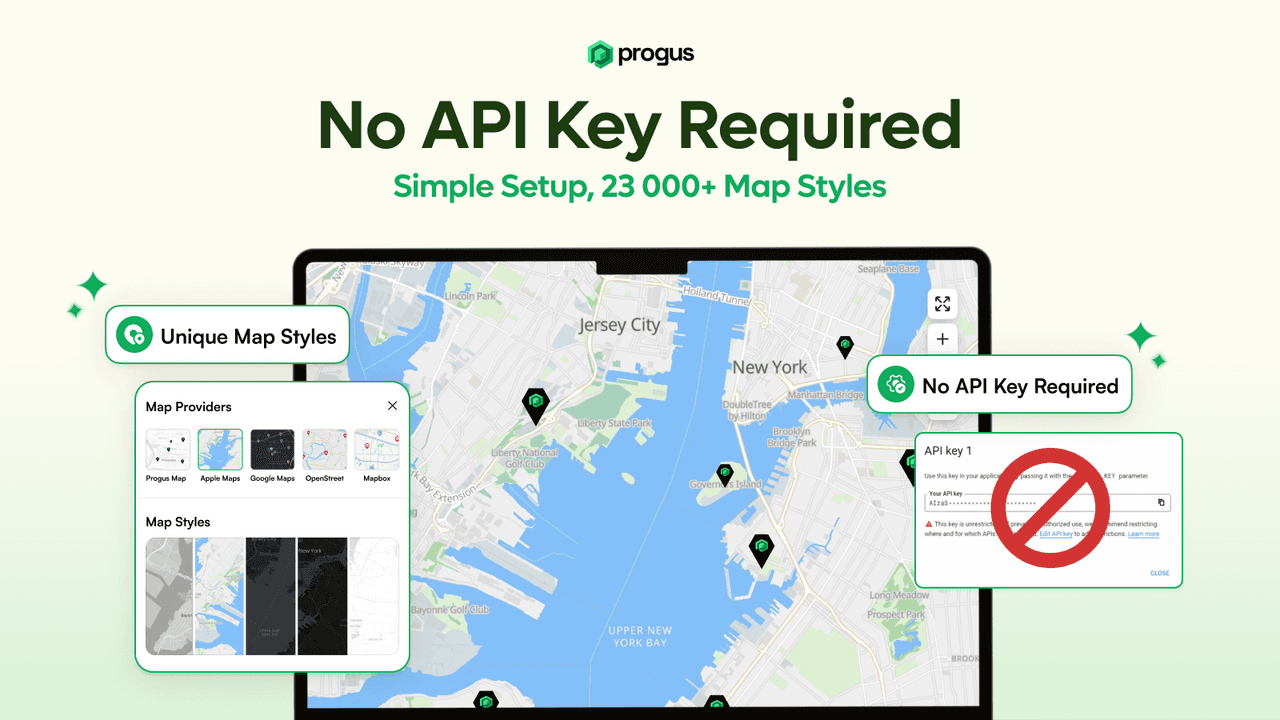 Progus Store Locator Map showing locations on a budget-friendly map.