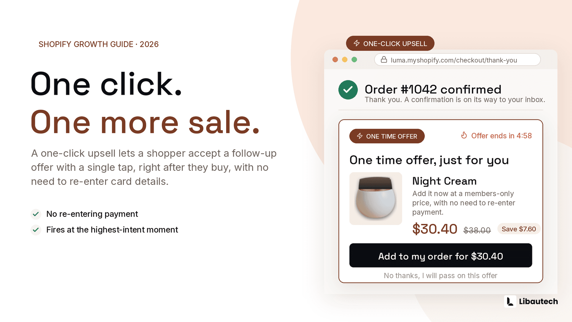 What Is a One-Click Upsell on Shopify? (And How to Set One Up in 2026)