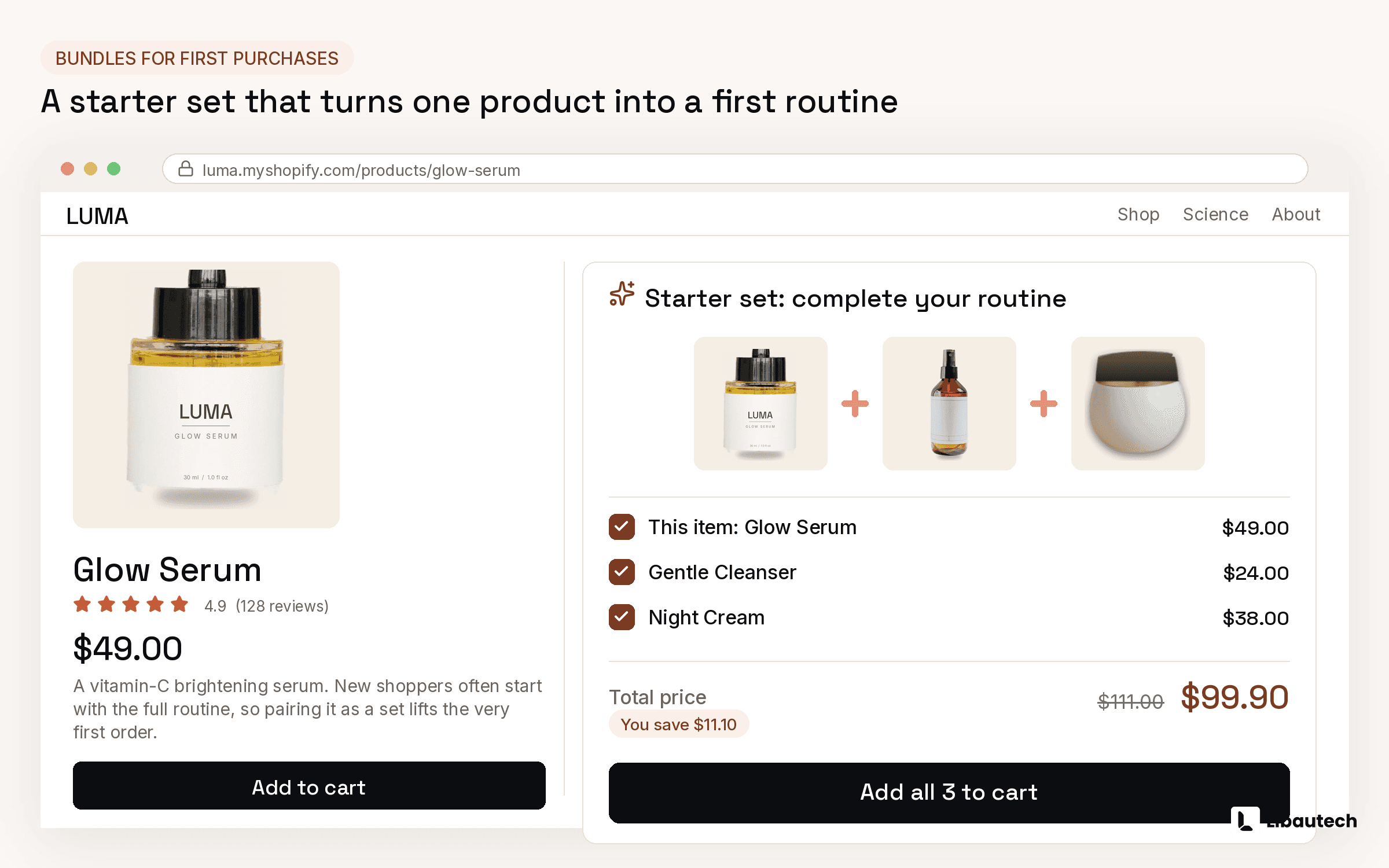 Bundles for First Purchases