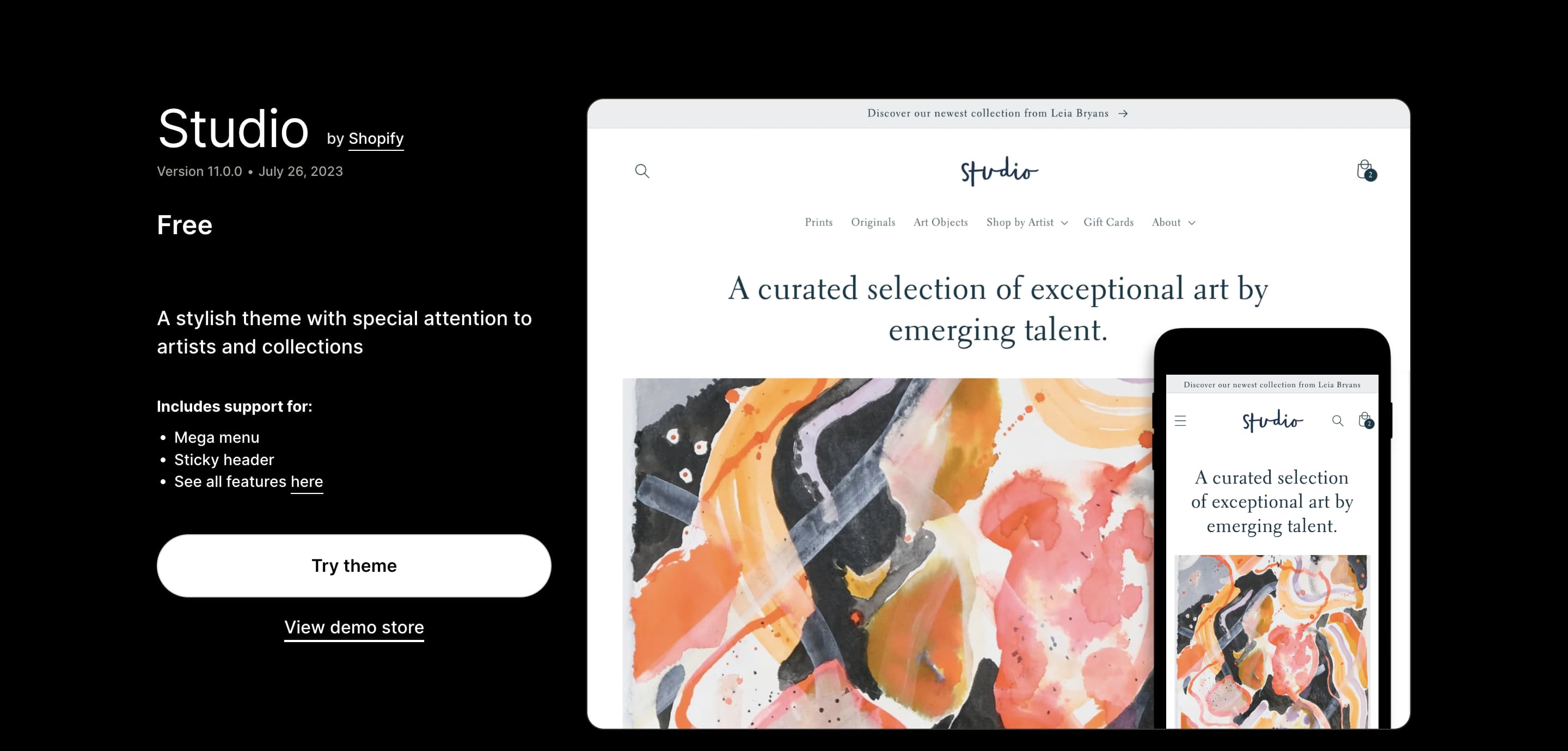 Studio theme shopify themes ecommerce libautech Elevate Your Online Store in 2023 The Best Free Shopify Themes
