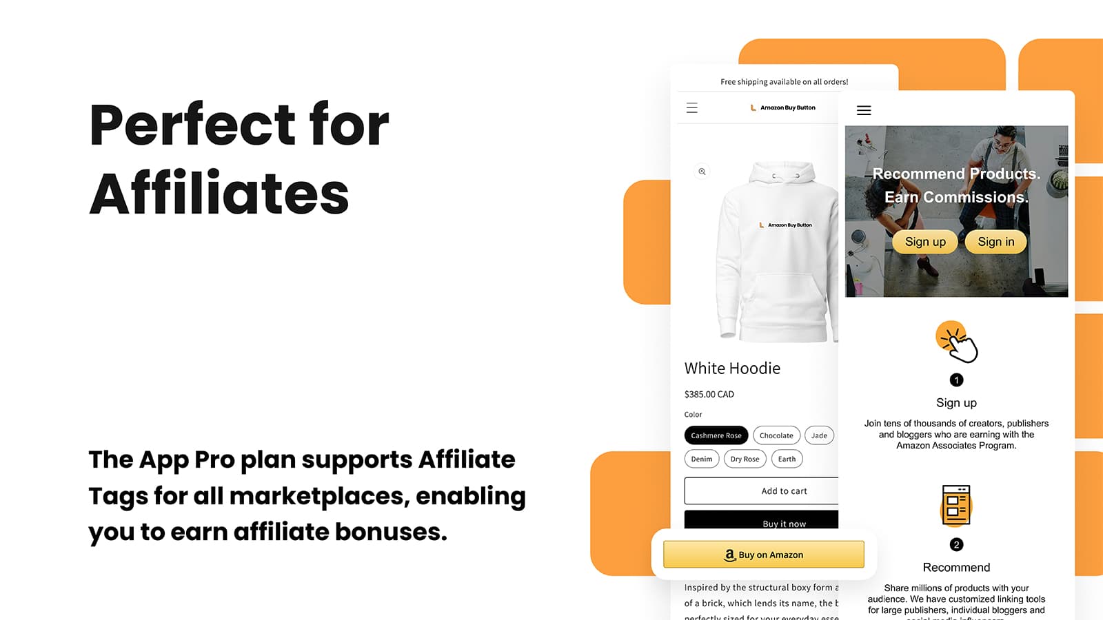 add amazon affilaite link to shopify store