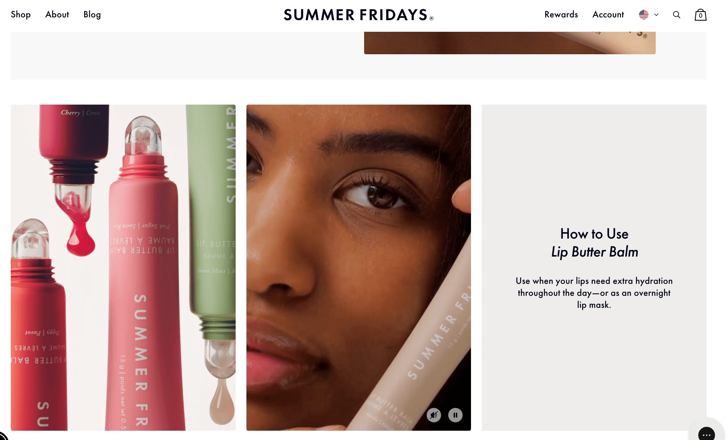 Example 2: Summer Fridays, Lip Butter Balm